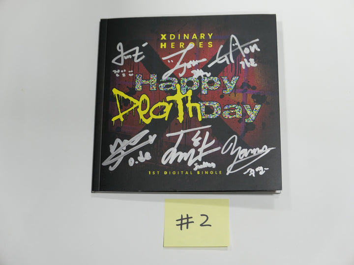 Xdinary Heroes "Happy Death Day" - Hand Autographed(Signed) Promo Album