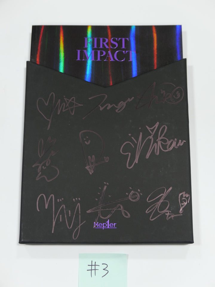 Kep1er "First Impact" - Hand Autographed(Signed) Promo Album