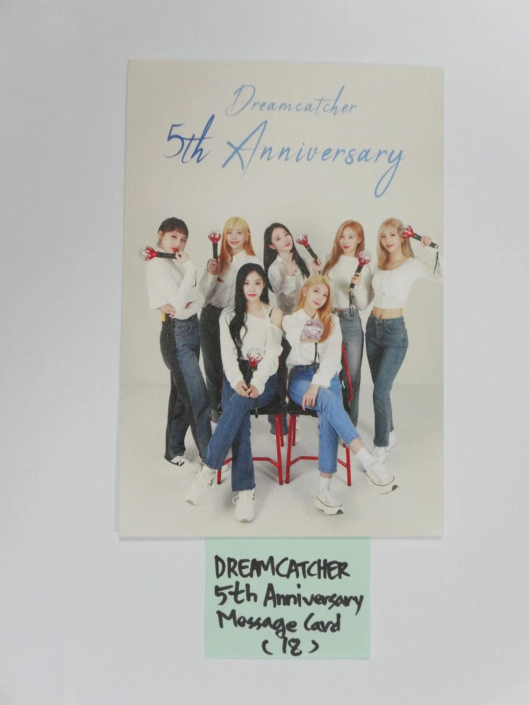 Dreamcatcher "5th Anniversary" - offline event photocards set (7EA), Message Card, 4 Cut Photo Set (2EA) - HALLYUSUPERSTORE