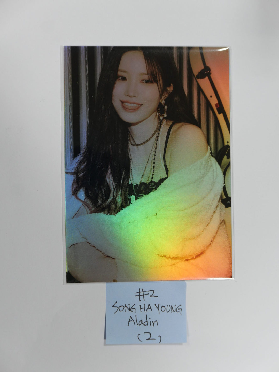 Fromis_9 "Midnight Guest" - Aladin Pre-Order Benefit Hologram Postcard