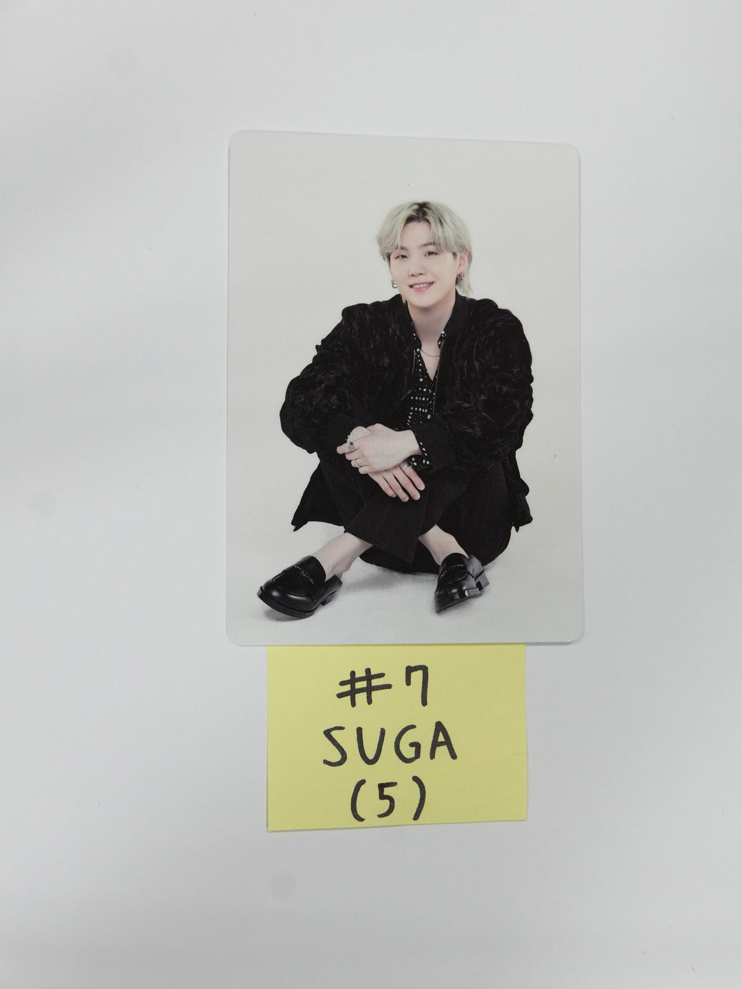 BTS "Permission To Dance" - Weverse Shop Photocard [Suga, Jin]