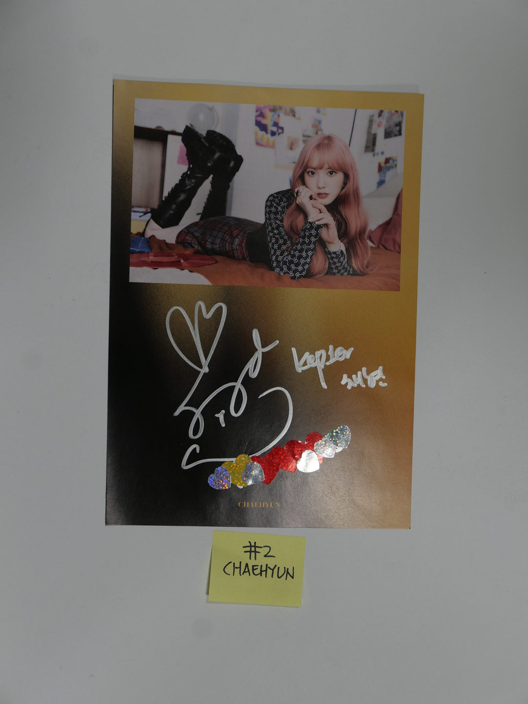 Kep1er "First Impact" 1st - A Cut Page From Fansign Event Album [CHAEHYUN, DAYEON, HIKARU]