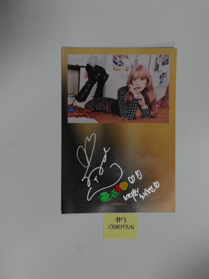 Kep1er "First Impact" 1st - A Cut Page From Fansign Event Album [CHAEHYUN, DAYEON, HIKARU]