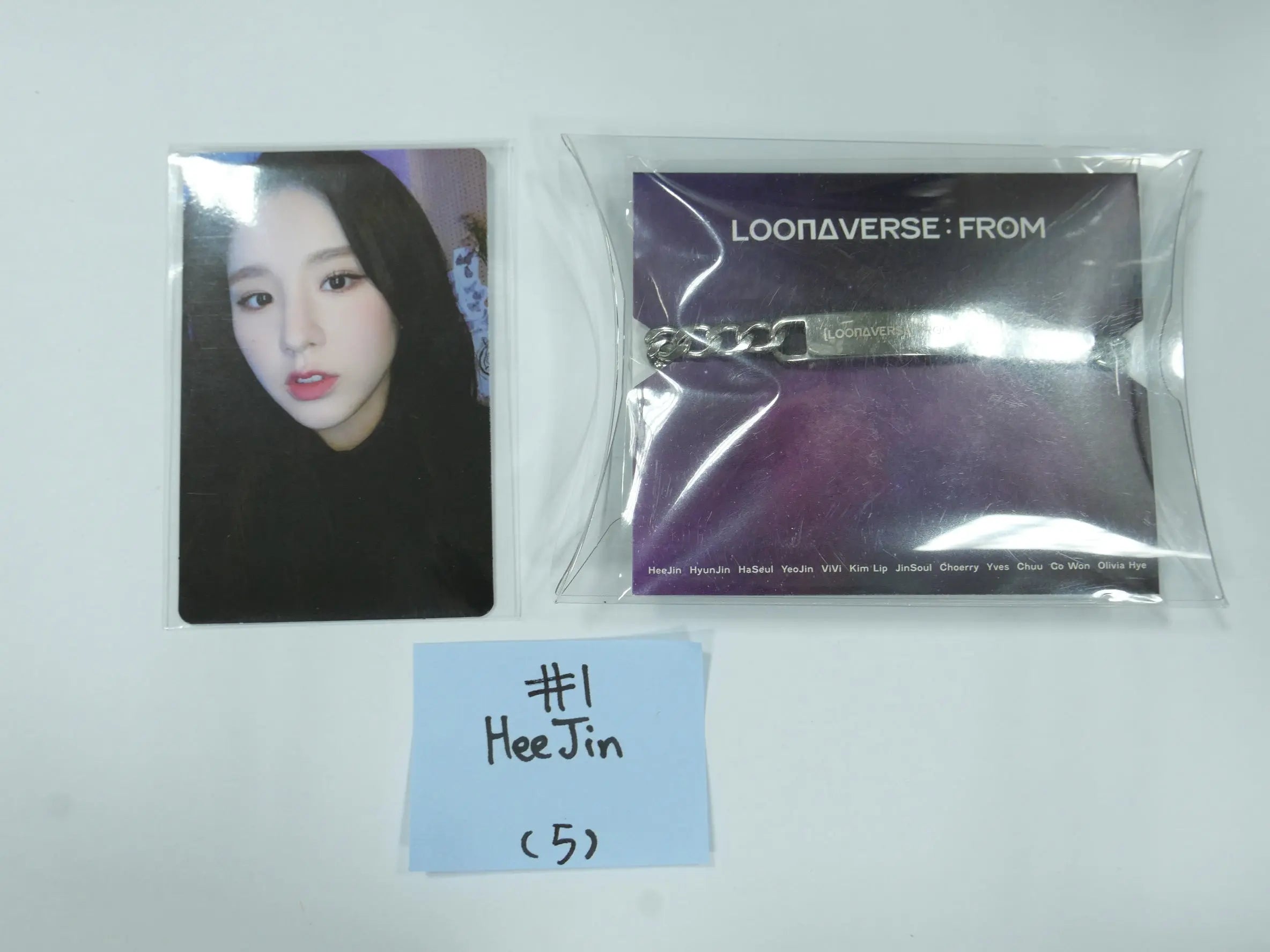 Loona chuu mmt bracelet photocard pc merch online RARE loonaverse from