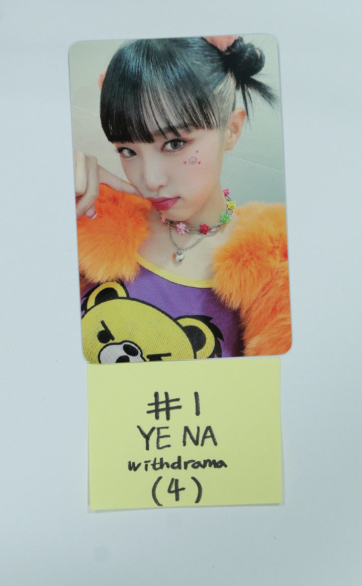 YENA "ˣ‿ˣ (SMiLEY)" - Withdrama Fansign Event Photocard