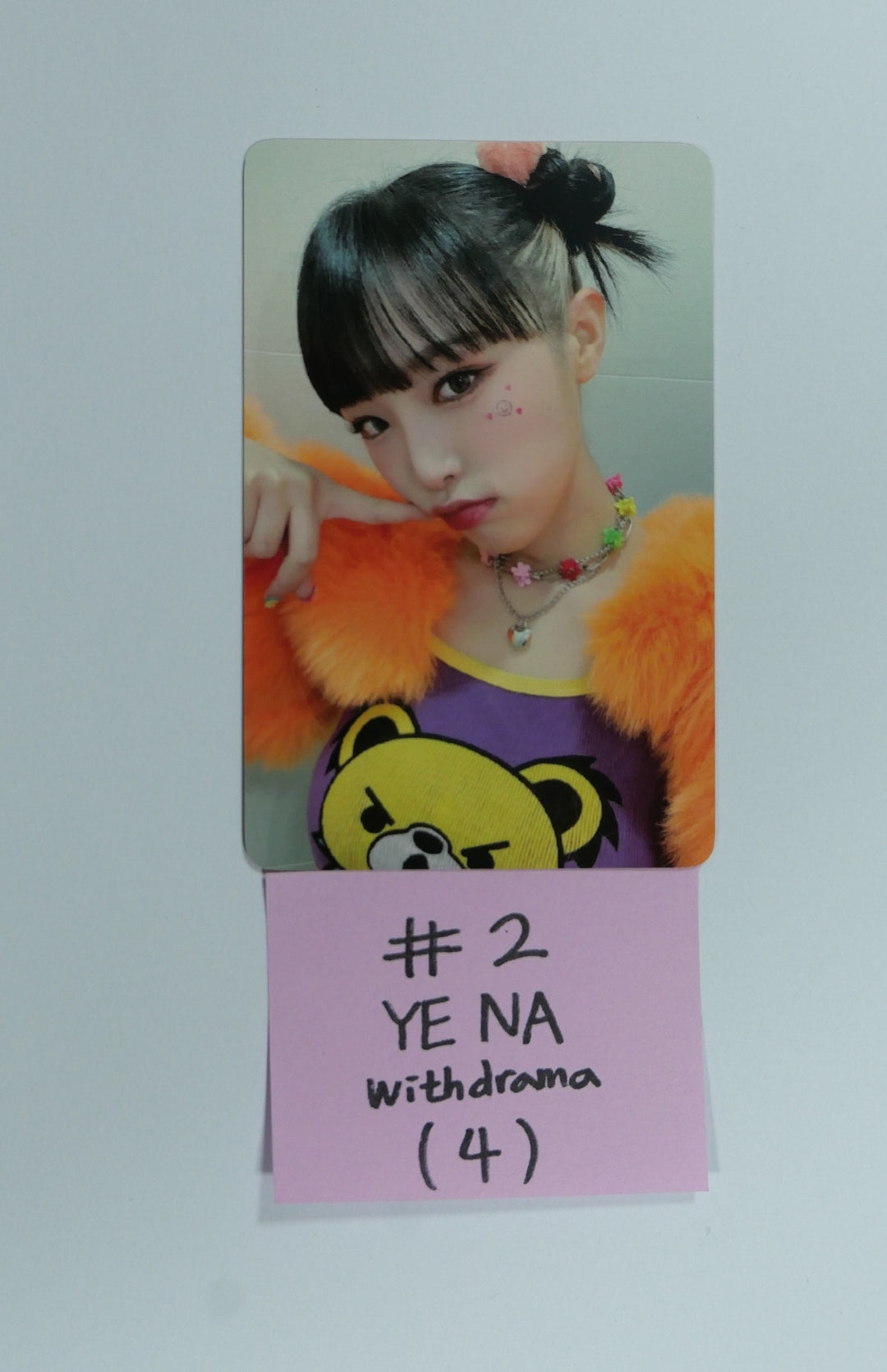 YENA "ˣ‿ˣ (SMiLEY)" - Withdrama Offline Fansign Event Photocard