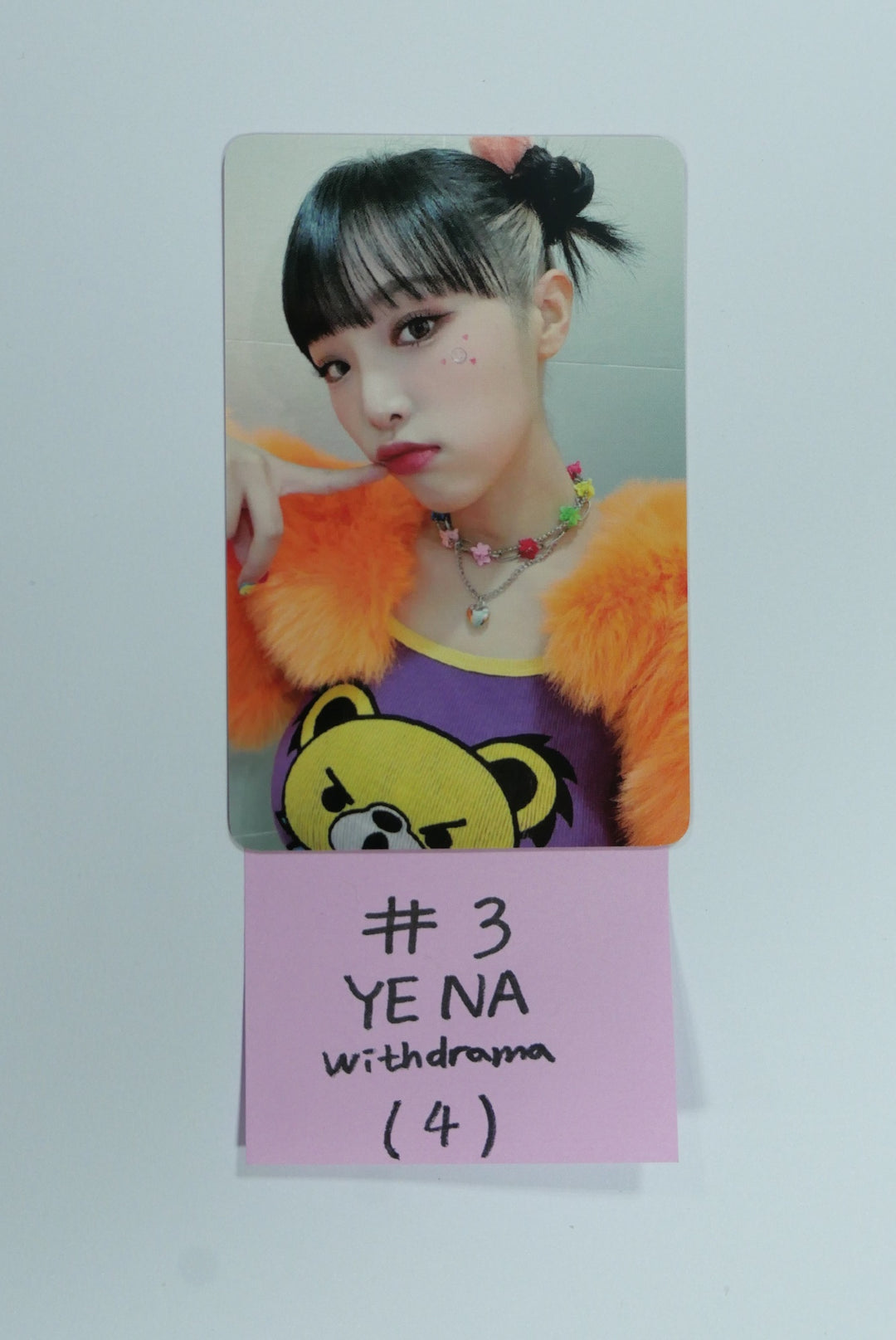 YENA "ˣ‿ˣ (SMiLEY)" - Withdrama Offline Fansign Event Photocard