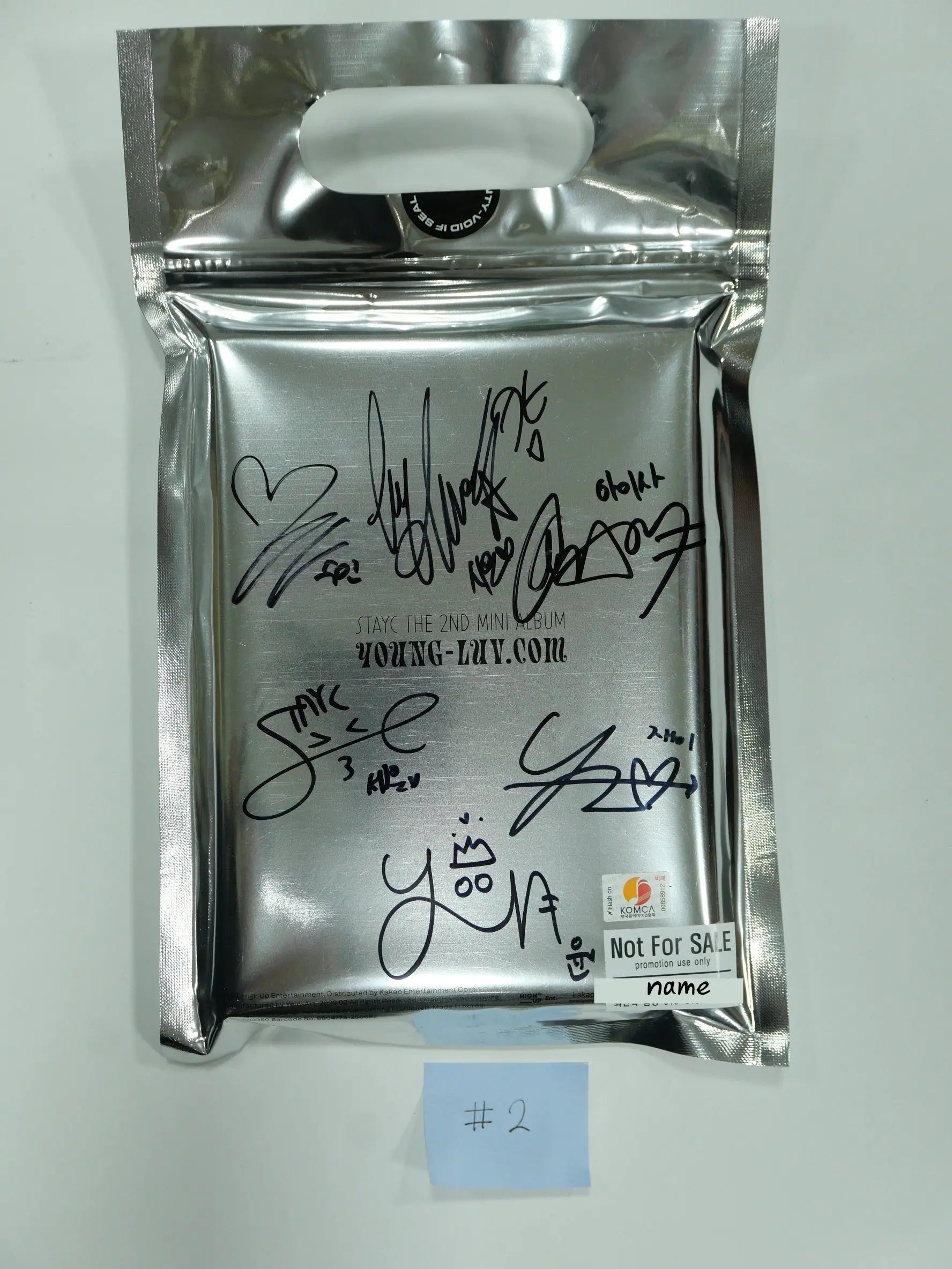 スケールモデル 新作 StayC Album Promo Autographed(Signed) Hand - 'YOUNG-LUV.COM' K-POP・アジア