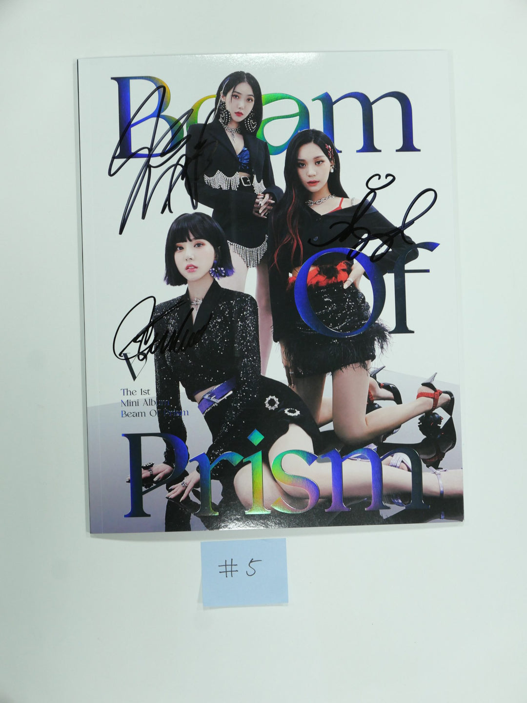 VIVIZ 'Beam Of Prism' 1st Mini Album - 친필 사인(사인) 프로모 앨범