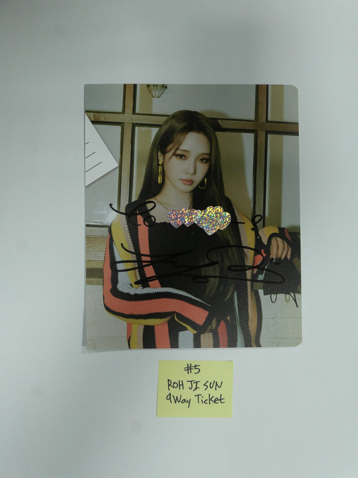 Fromis_9 '9 Way Ticket' - A Cut Page From Fansign Event Album Photo