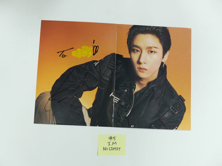 [Wooyoung Of Ateez, MonstaX] - A Cut Page From Fansign Event Album Photo
