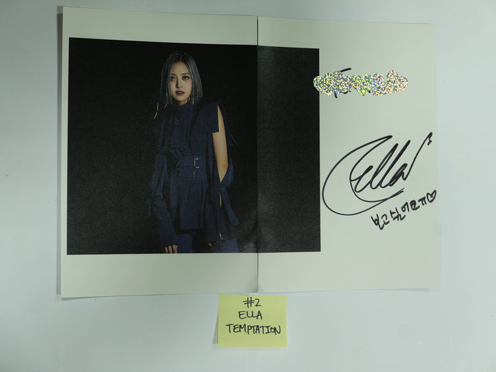 PIXY 'Fairyforest : Temptation' - A Cut Page From Fansign Event Album Photo