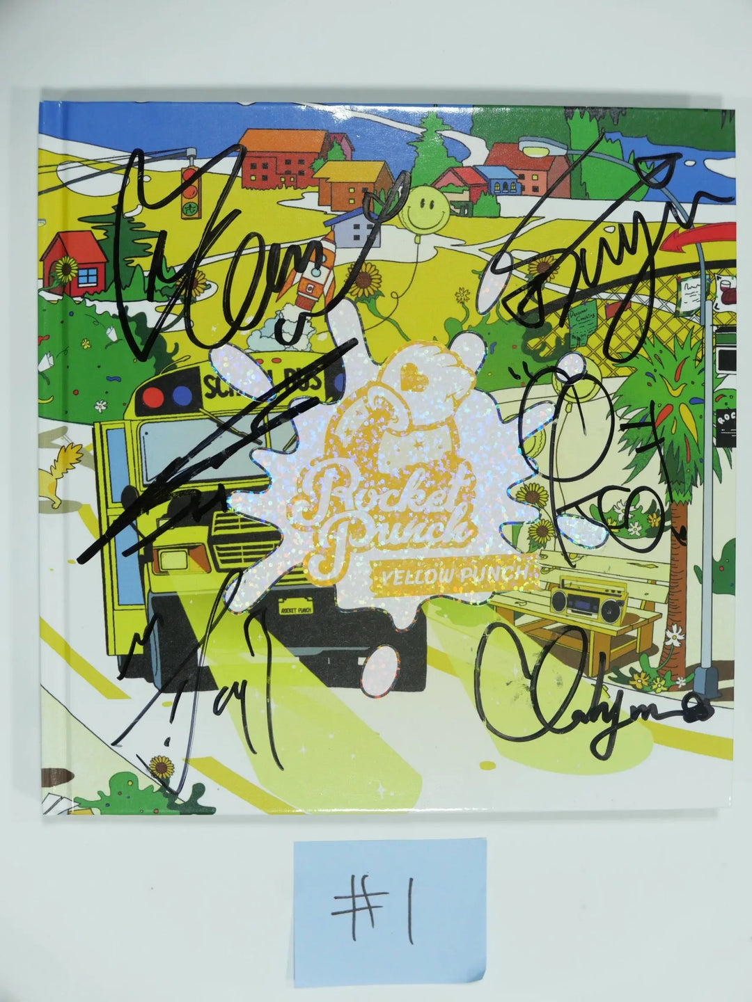 Rocket Punch - Hand Autographed (Signed) Promo Album - HALLYUSUPERSTORE