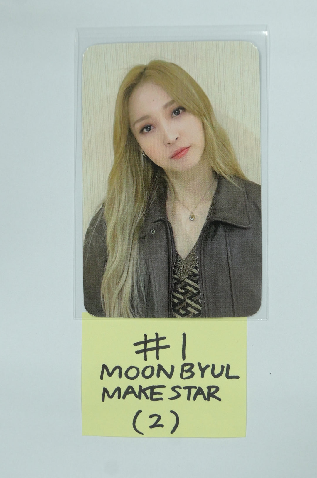 Moon Byul (Of Mamamoo) "6equence" - MakeStar Fansign Event Photocard