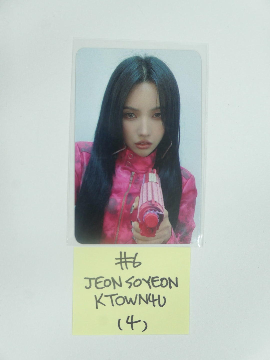(g) I-DLE "I NEVER DIE" - Ktown4U Luckydraw Event Photocard