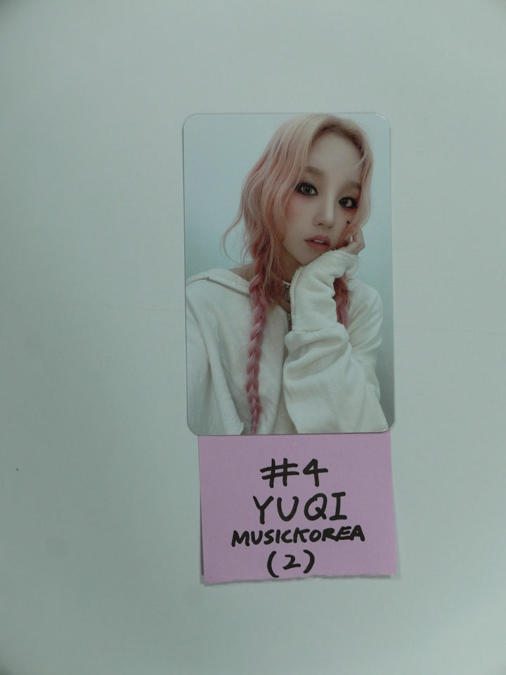 (g) I-DLE "I NEVER DIE" - Music Korea Fansign Event Photocard