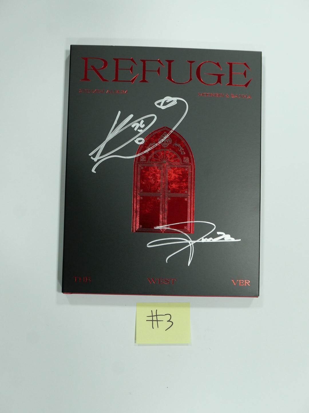 MOON BIN & Yoon SANHA "REFUGE" - Hand Autographed(Signed) Promo Album
