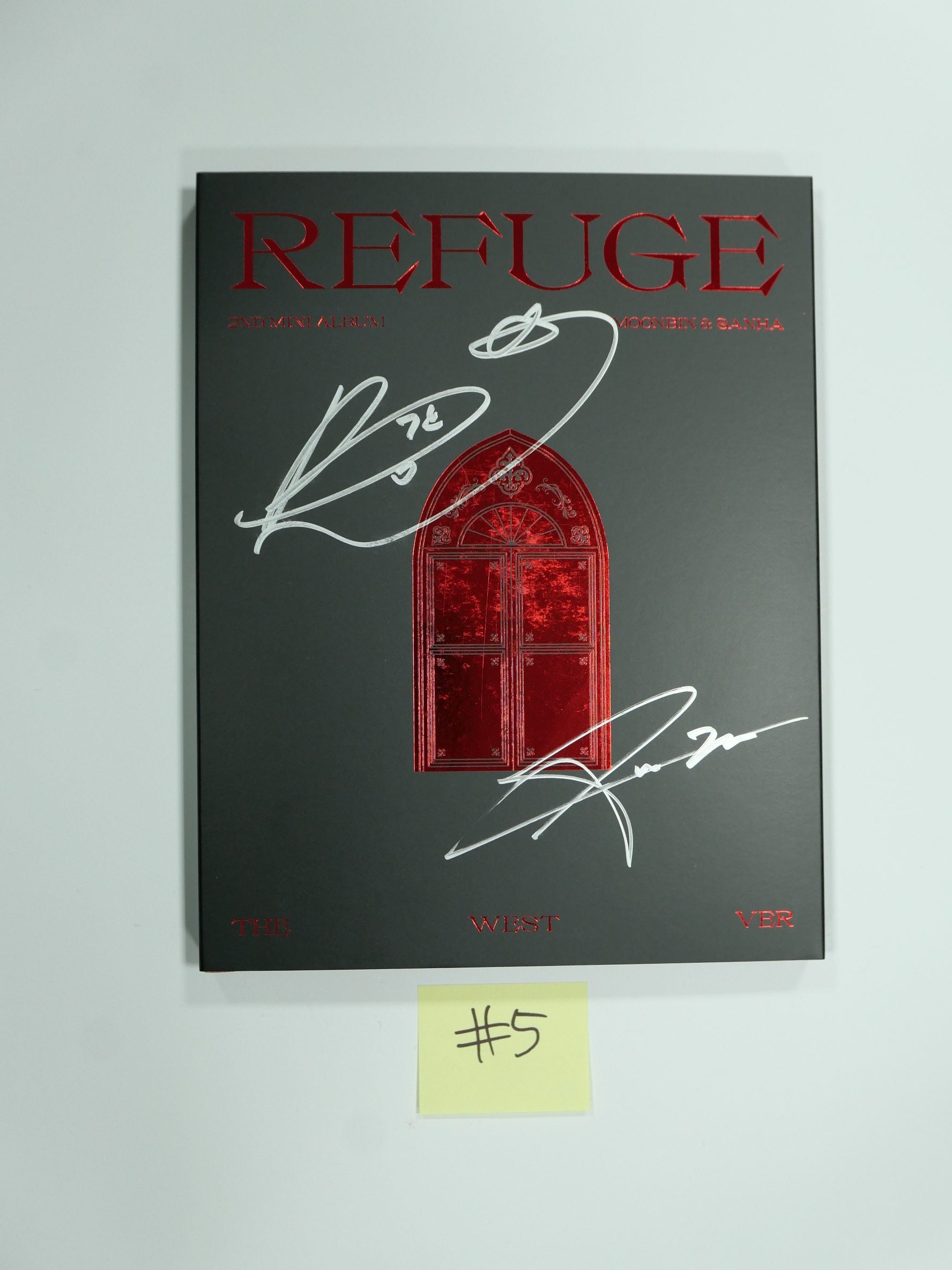 ムンビン＆ユン・サナ「REFUGE」 - 直筆サイン入りプロモアルバム
