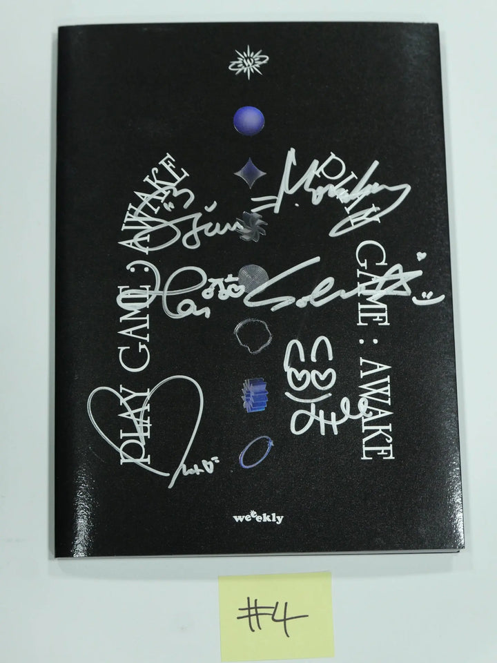 Weeekly "Play Game : AWAKE" - Hand Autographed(Signed) Promo Album - HALLYUSUPERSTORE