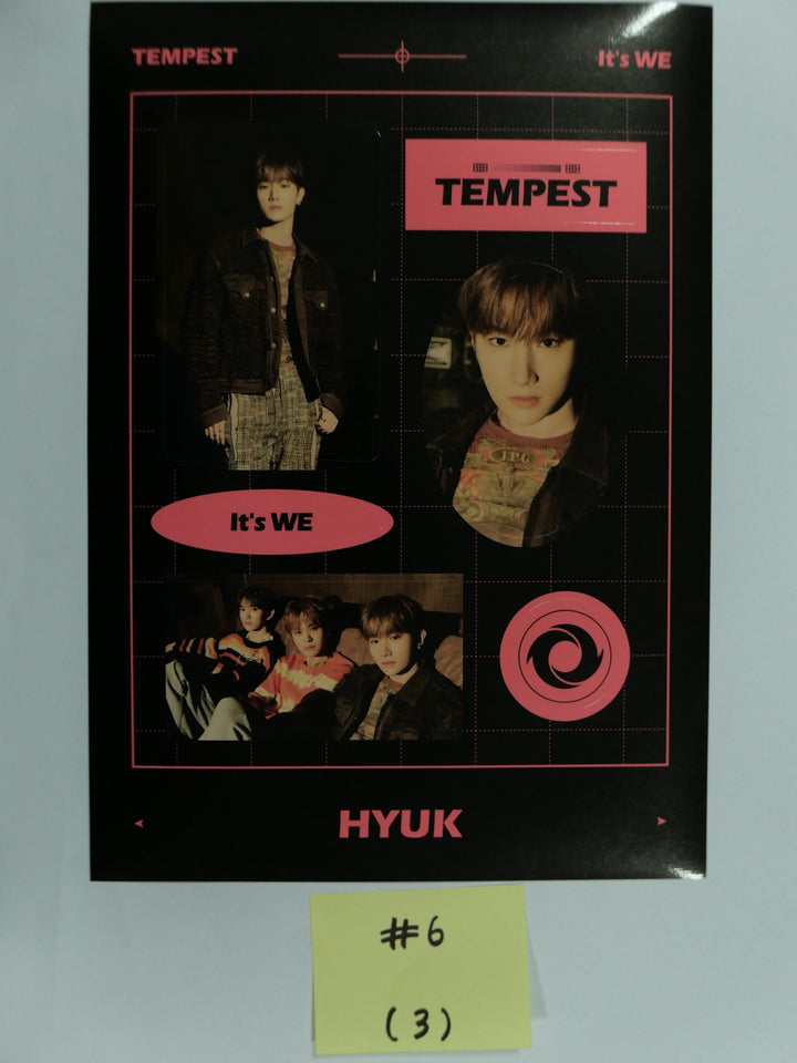 TEMPEST "It's ME" - 공식 스티커, 엽서