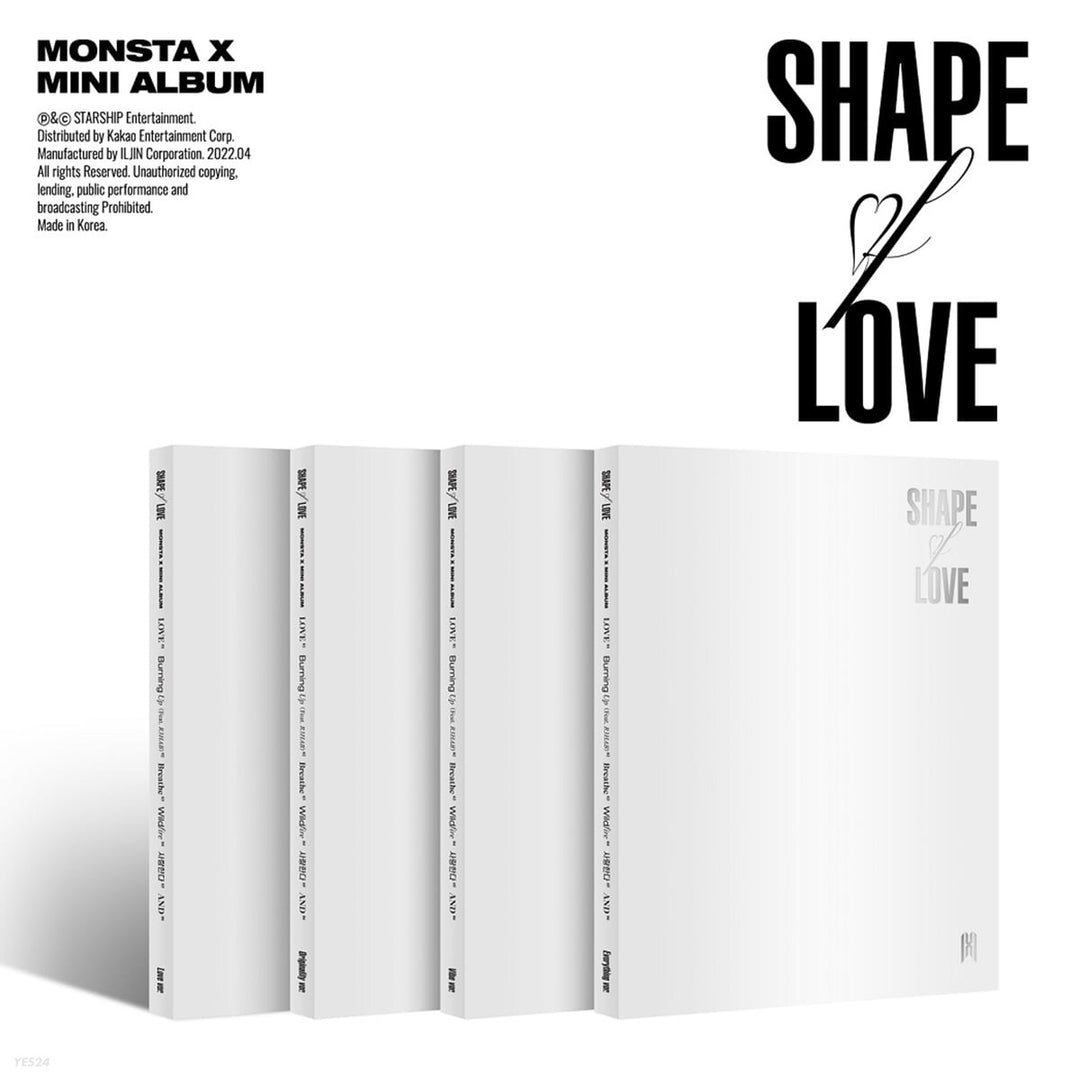 몬스타엑스 - 11TH 미니앨범 'Shape of Love' [랜덤버전] 