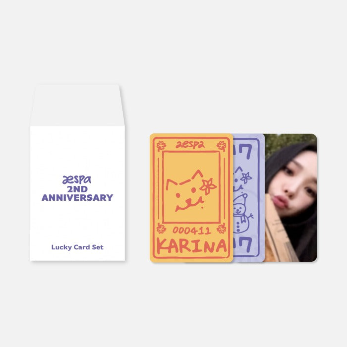 Aespa "2nd Anniversary" - Lucky Card Set (Choose member)