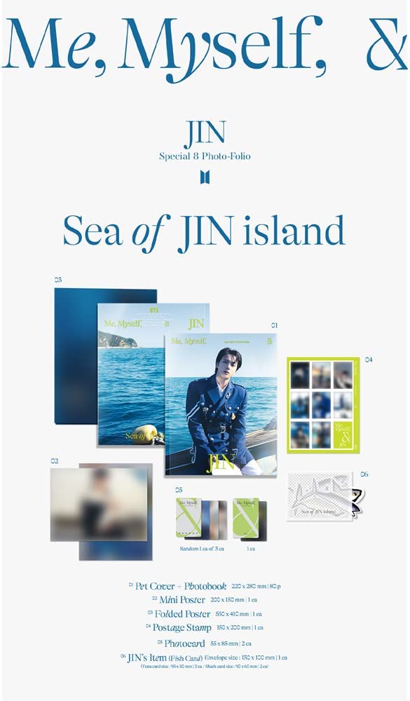 BTS - Special 8 Photo-Folio Me、Myself、Jin「Sea of​​ JIN island」