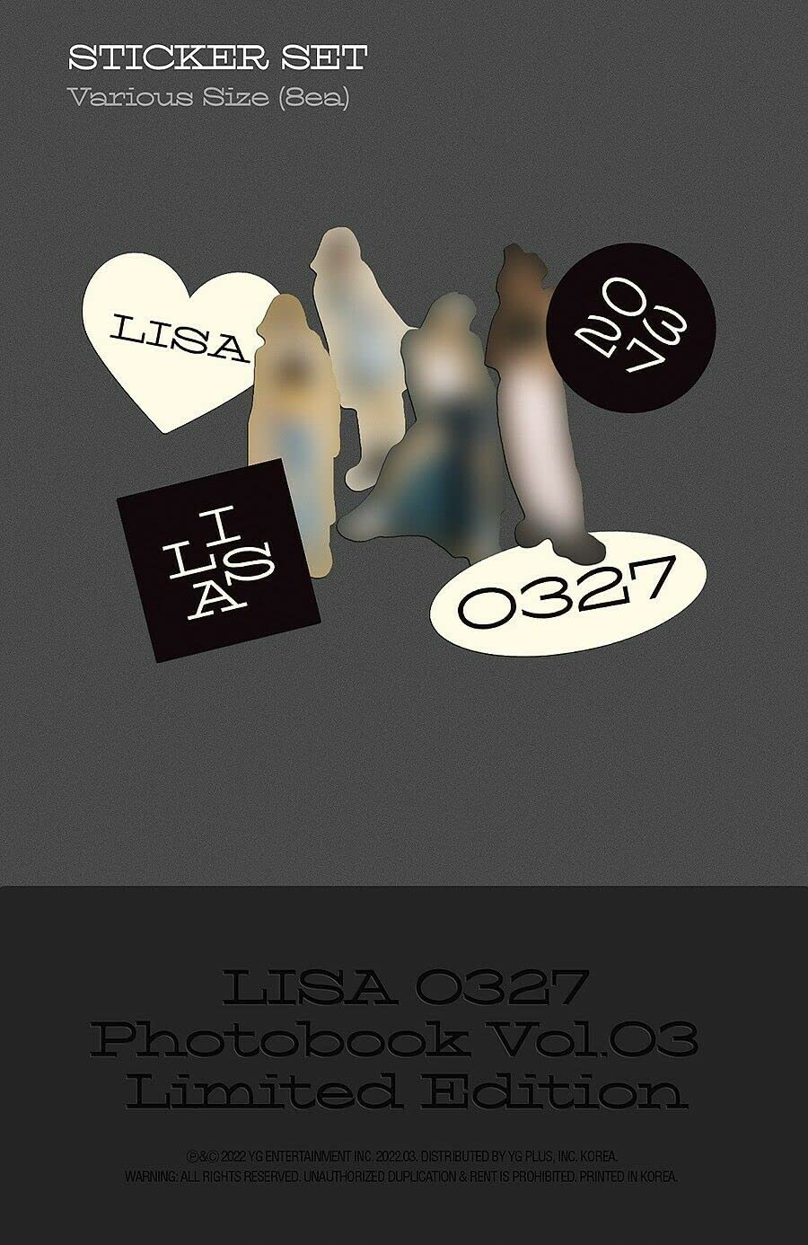 LISA (of Black Pink) - Lisa 0327 PhotoBook Vol.3 (Limited Edition) + Weverse P.O.B