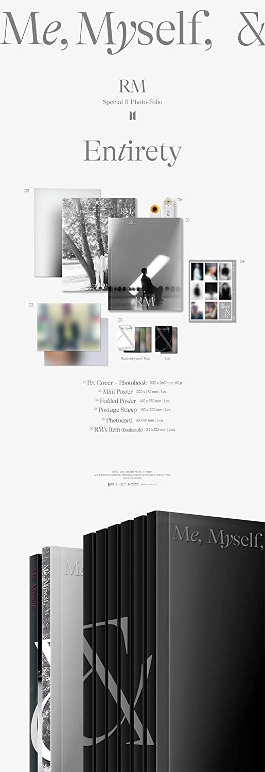 BTS - Special 8 Photo-Folio Me, Myself, and RM "Entirety"