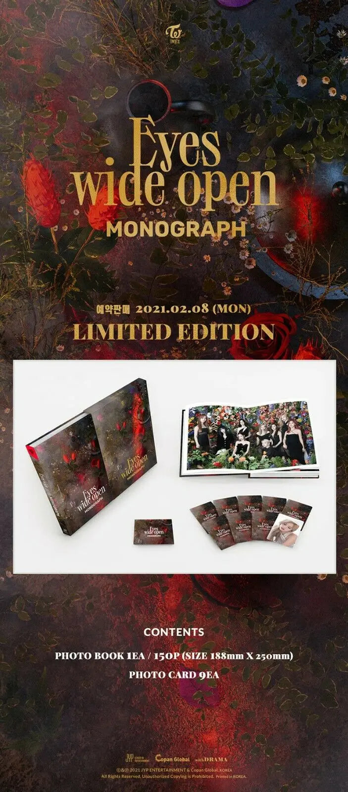 TWICE Eyes wide open MONOGRAPH LIMITED EDITION PHOTOBOOK +